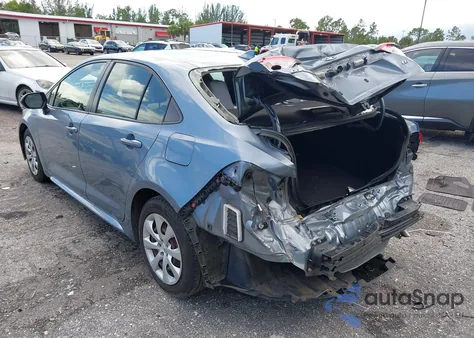 2021 Toyota Corolla Le from USA, damaged, VIN JTDEPMAE0MJ181880